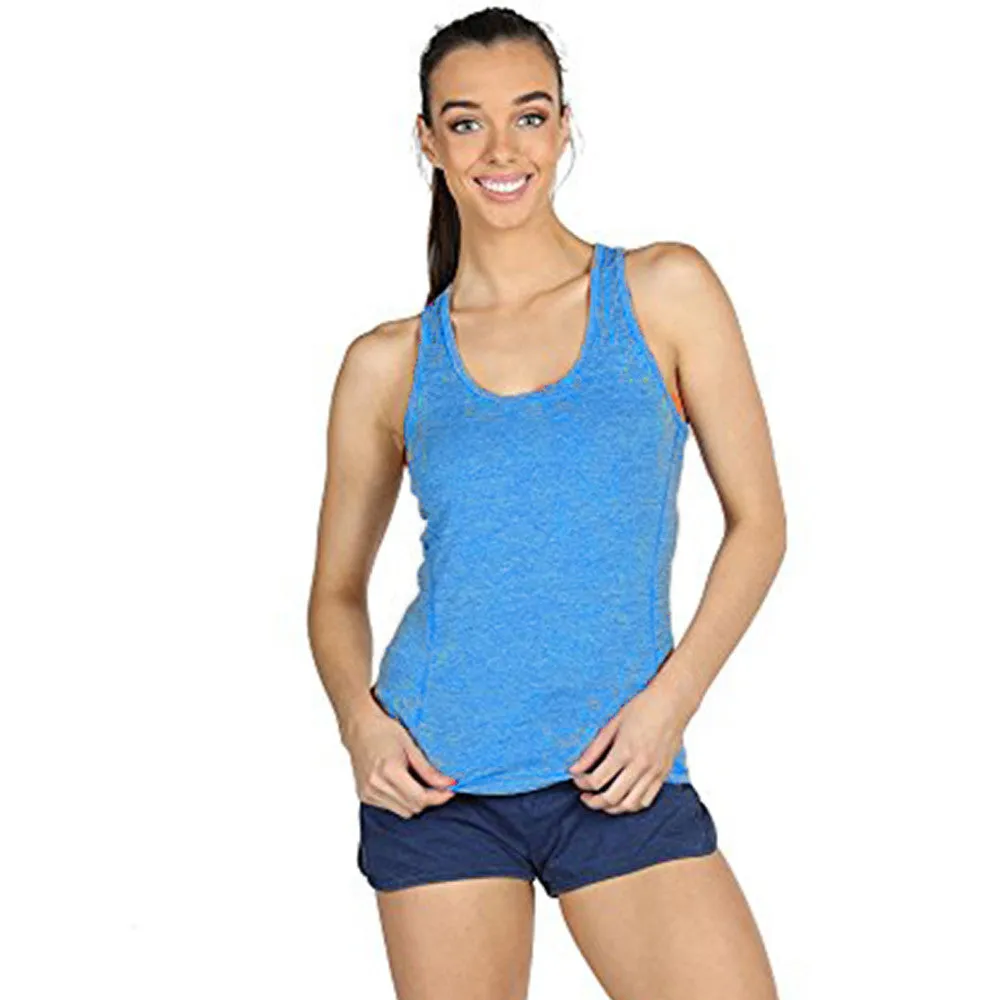 Women Activewear Running Workouts Yoga Sport Racerback Tank Tops Blouse Shirt