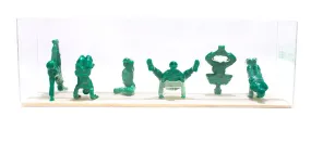 Yoga Joes Advanced Series Green Army Men in Yoga Poses