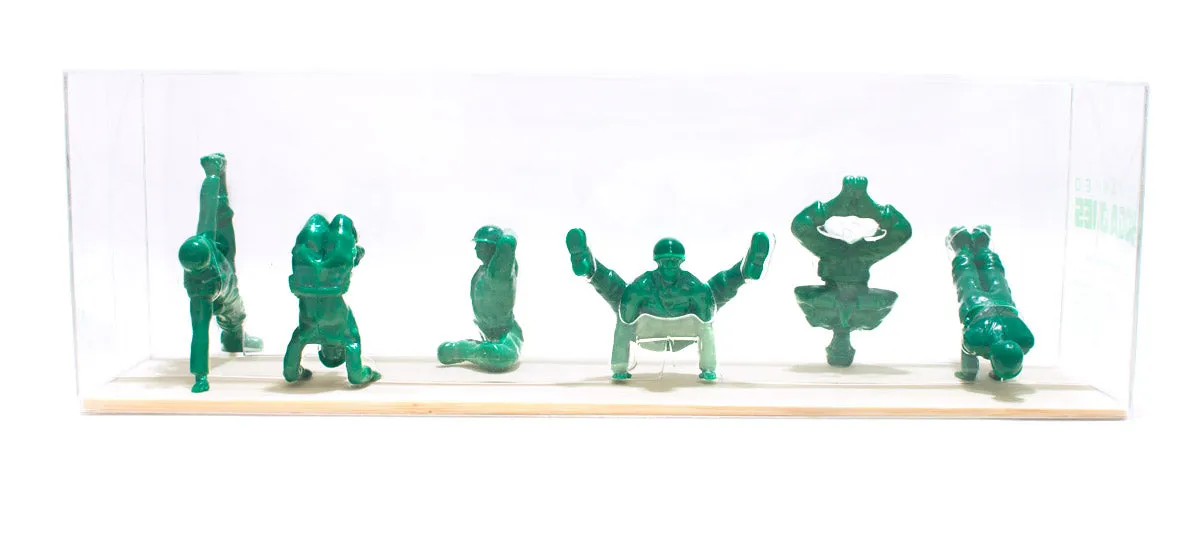 Yoga Joes Advanced Series Green Army Men in Yoga Poses
